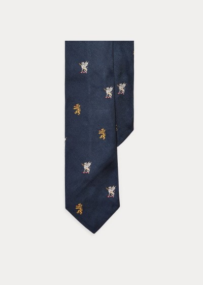 Polo Ralph Lauren Lion Silk Slips Herre Danmark (FXCDL4502)